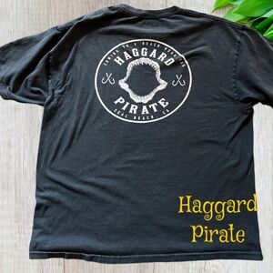 "Coming to a beach near you" Haggard Pirate Seal Beach Tshirt